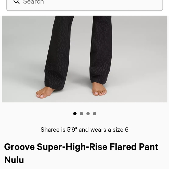 Lululemon Grove super high rise pant size 8 brand new without tag - Picture 4 of 6